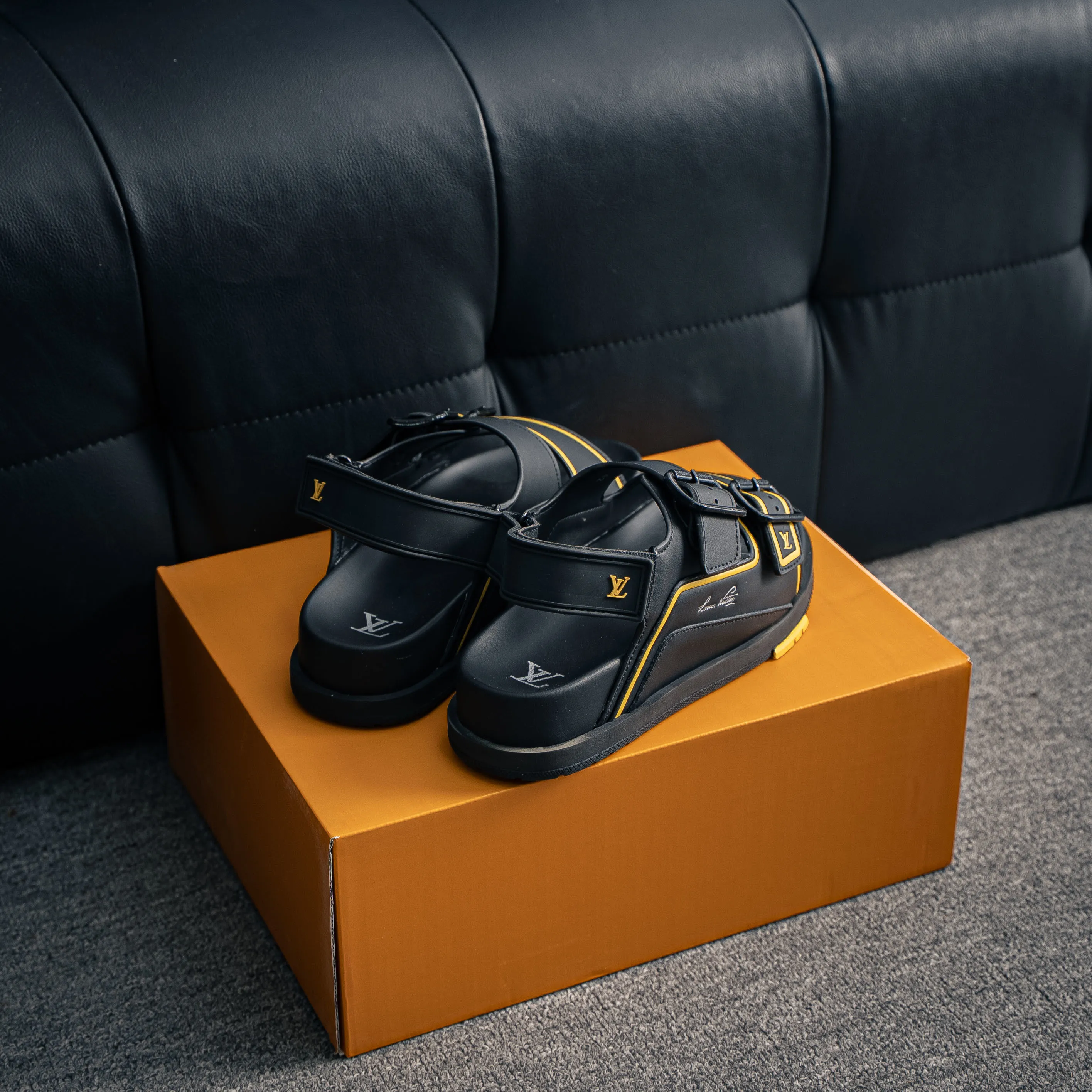 Louis Vuitton Trainer Versatile Platform Sole Sandals Premium Quality Shoes